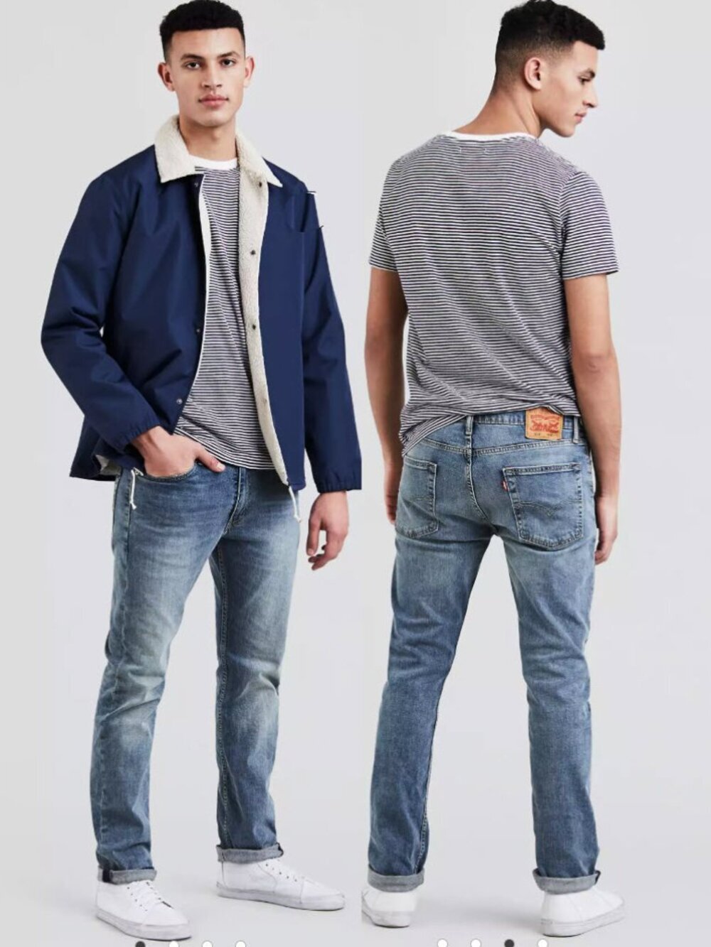 Levi’s Jeans 513 Straight Leg Blue Jeans Size 30 TALL